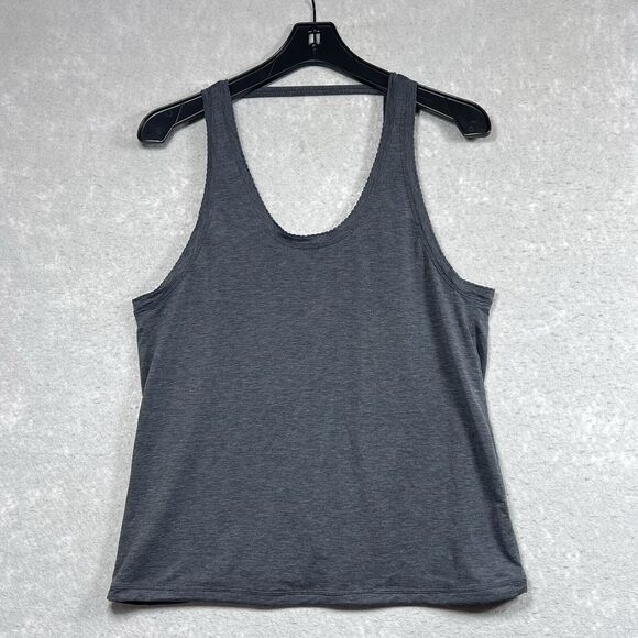 Lululemon Tank Top Womens Size 10 Heather Gray Tied To It Tank Sleeveless - Picture 1 of 10